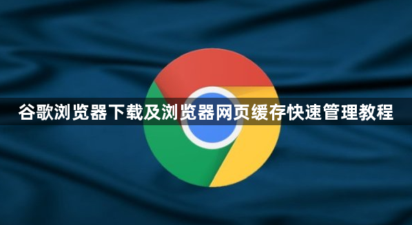 谷歌浏览器下载及浏览器网页缓存快速管理教程1