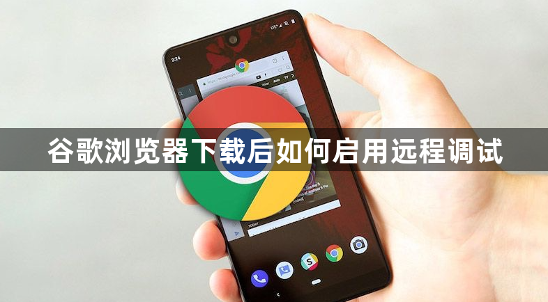 谷歌浏览器下载后如何启用远程调试1